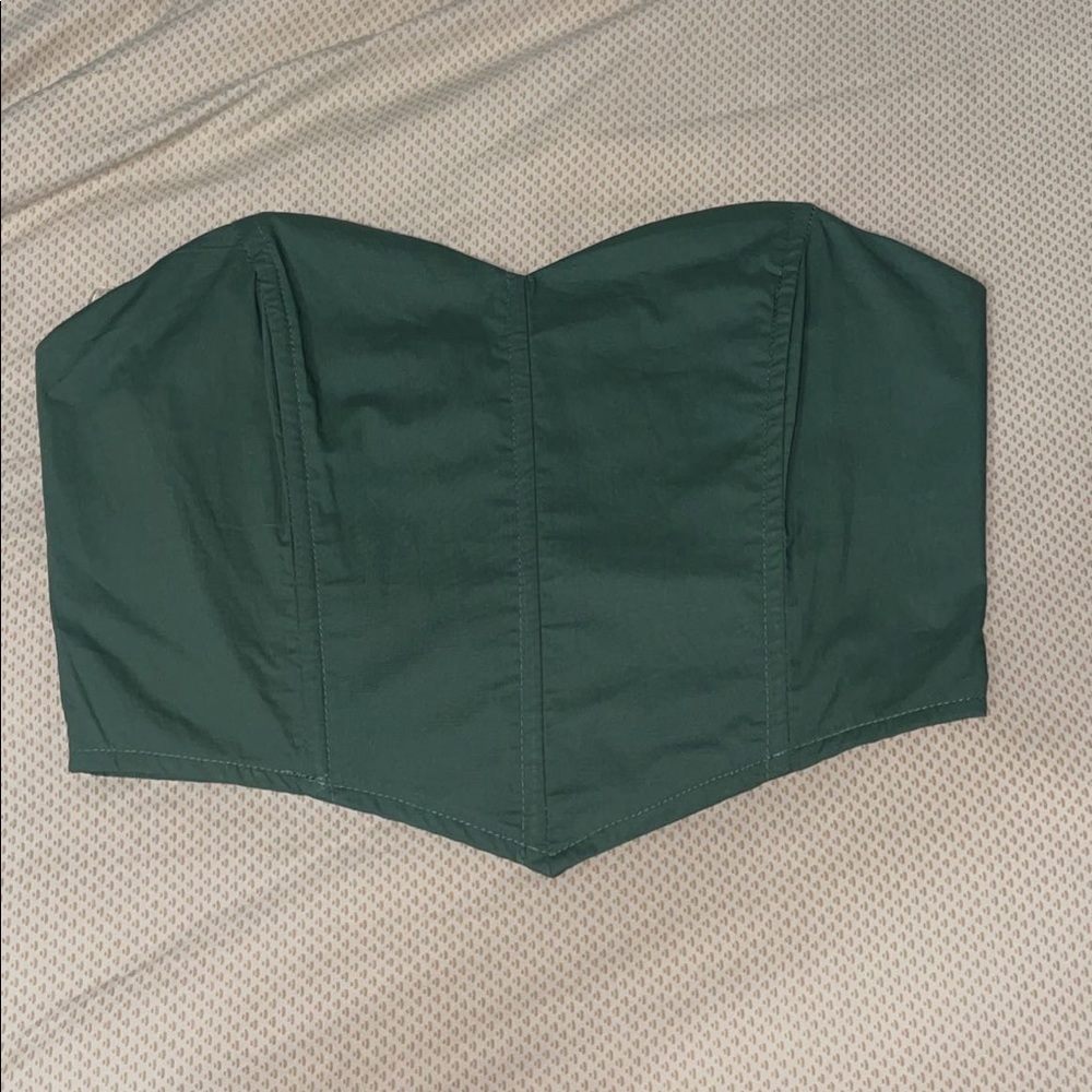 Pacsun corset crop tube top